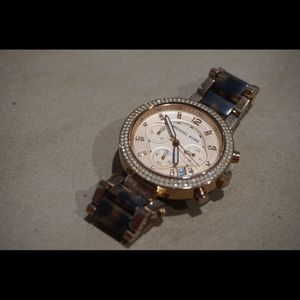 Michael Kors Brown Rosegold Watch